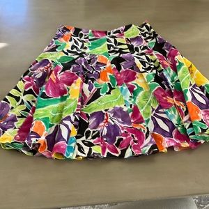 Ralph Lauren tropical lined skirt